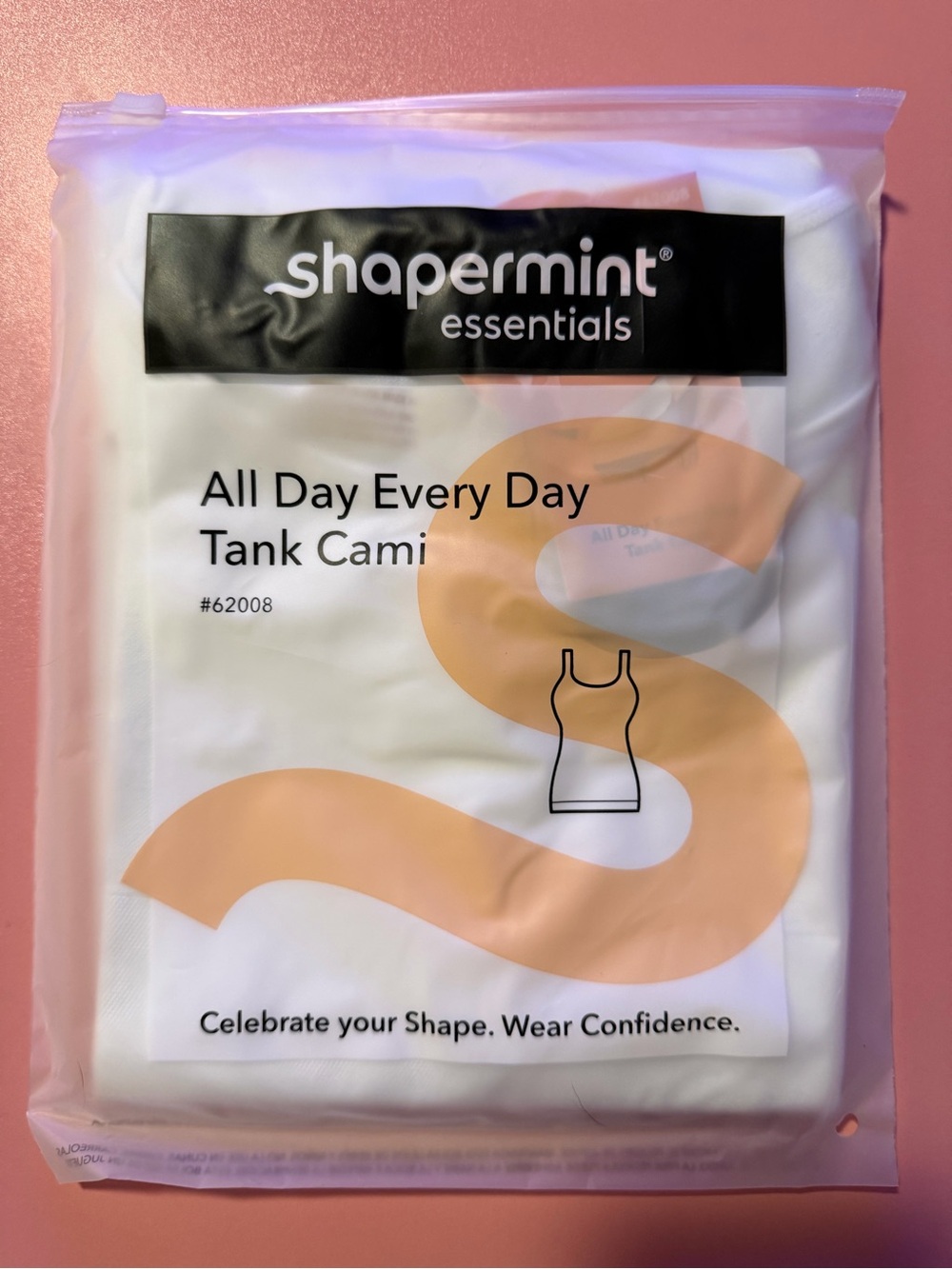 shapermint Essentials All Day Every Day Tank Cami - White NWT XL